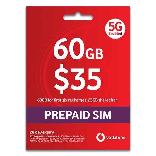 Vodafone $35 Prepaid Plus Starter Pack