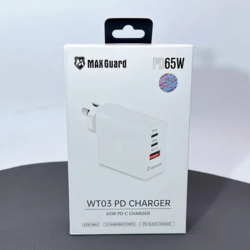 Maxguard PD 65W QC 3.0 charger WT03