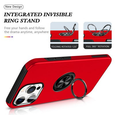 Magnetic Ring Holder Shockproof Cover Case