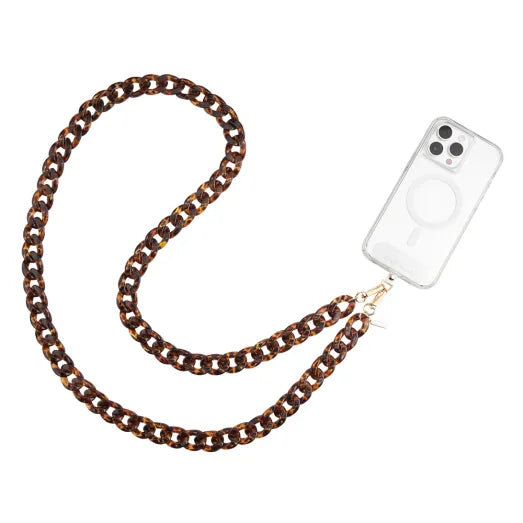 Case-Mate Phone Crossbody Chain Universal - Tortoiseshell