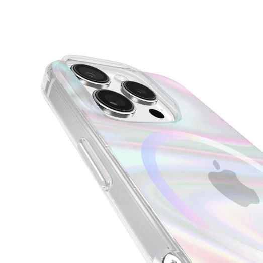 Case-Mate Soap Bubble MagSafe Case For iPhone 16 Pro - Iridescent