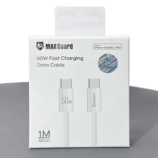 Maxguard 1m PD 60W Fast Charging Data Cable MC01 (also compactible for iP 15/16  Series/iPad)