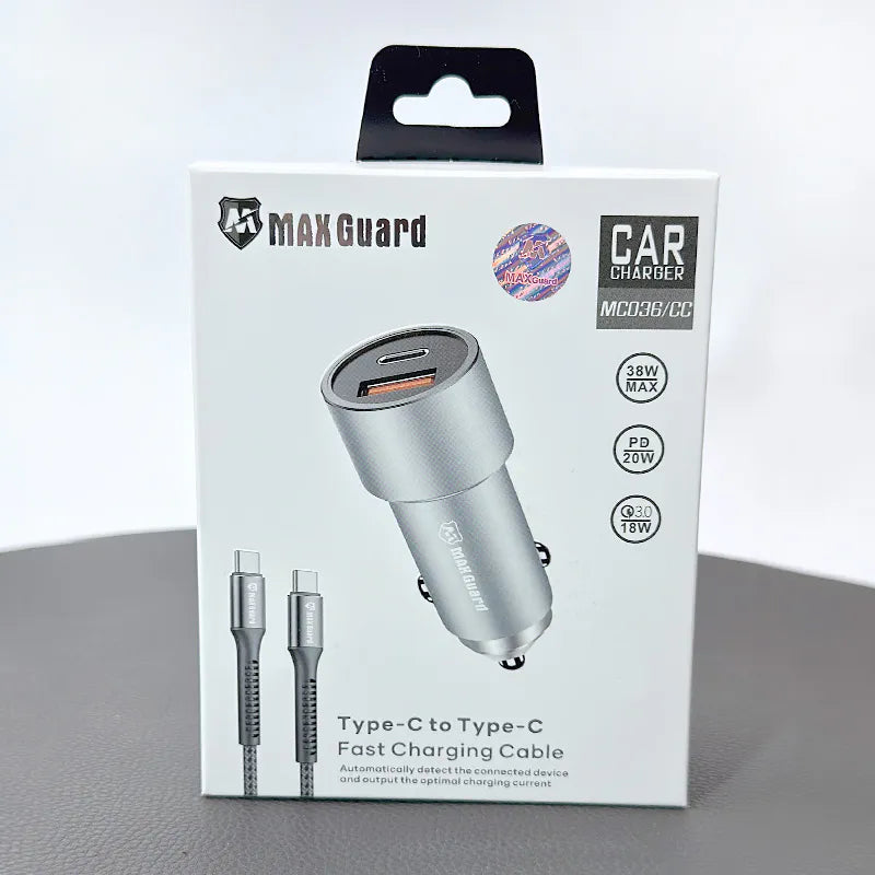 Maxguard PD Type-C to Type-C Car Charger MC036CC