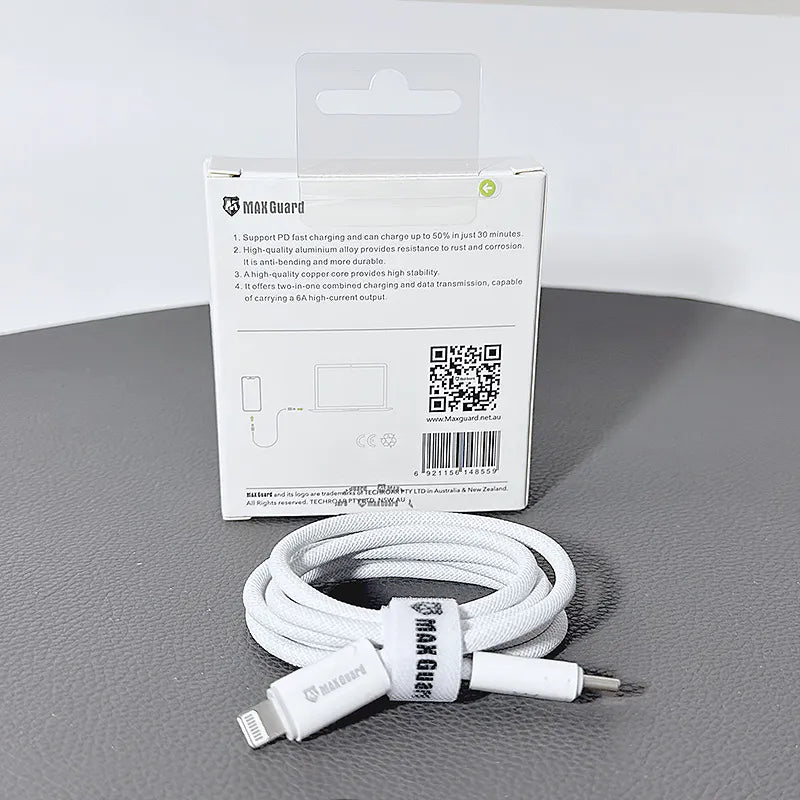 Maxguard 1m PD 30W Type-C to lightning Cable ML01