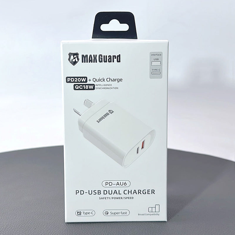 Maxguard PD20W QC18W USB Type-C home charger