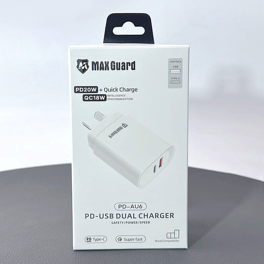 Maxguard PD20W QC18W USB Type-C home charger