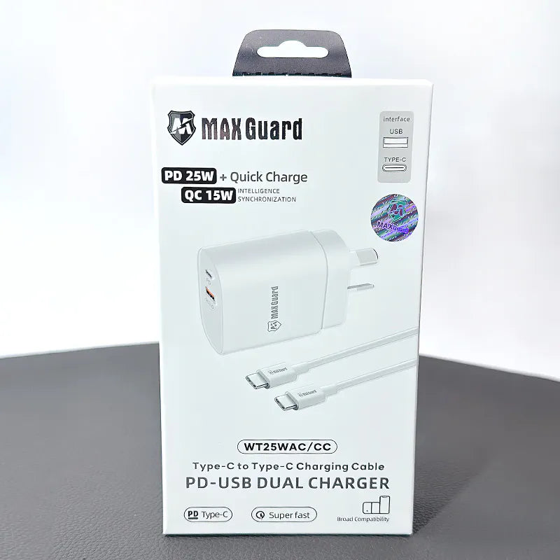 Maxguard PD Type-C to Type-C Charger WT25WACCC