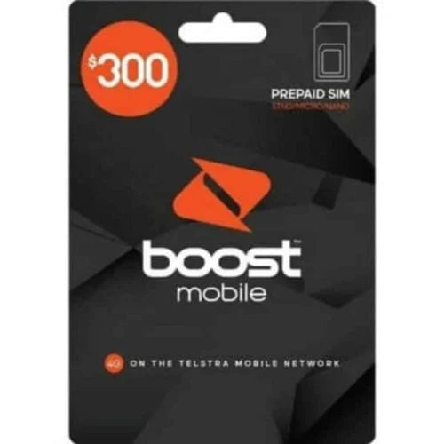 Boost $300 Prepaid SIM