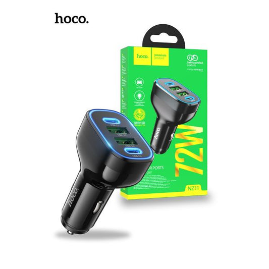 Hoco NZ11 Guide PD72W 2C2A Car Charger