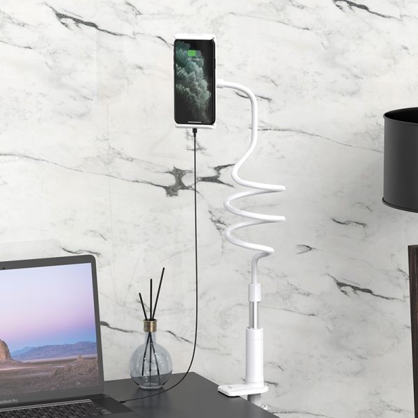 Hoco PH24 Tablet Clip Stand - White