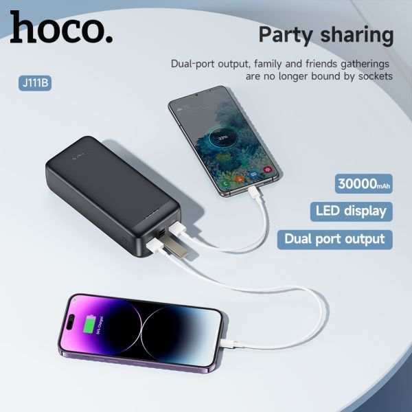 Hoco J111B 30000mAh Smart Charge Power Bank