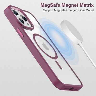 Magnetic Transparent Magsafe Case for iPhone 15