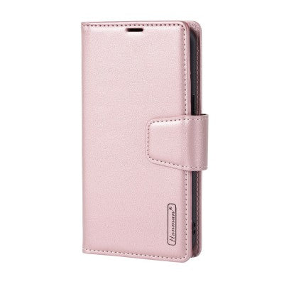 Hanman 2 in 1 Detachable Magnetic Flip Leather Wallet Cover Case for iPhone 16 Pro Max