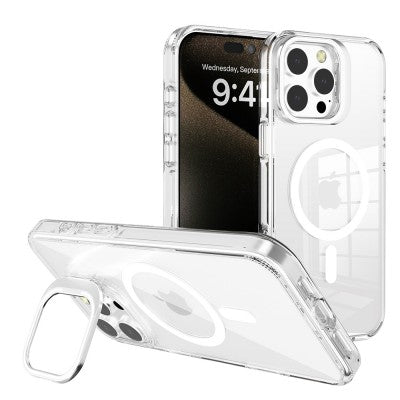 REDEFINE Lens Flip Stand Transparent Magsafe Case for iPhone 16