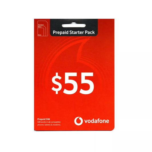 Vodafone Prepaid Sim $55