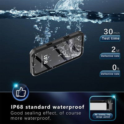 Waterproof Case for iphone  with Magsafe Ring Redpepper Dot+ IP